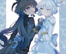 ご希望に沿ったイラストお描きします アイコン用、立ち絵、一枚絵、サムネイラストなどに是非！ イメージ2