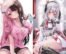 立ち絵、一枚絵、サムネ等を制作します キラキラしたイラストをお求めの方におすすめ イメージ5