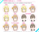 表情差分6種付き！立ち絵制作致します TRPG/動画/ゲーム等の立ち絵を制作致します！ イメージ3