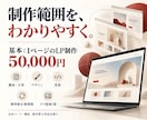 世界観と魅力が伝わるLP・HPを制作します 企画・文章・デザインから公開までまとめてサポート イメージ4