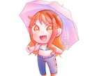 商用OK 透明感あるSDキャラミニキャラを描きます グッズ/MV/SNSアイコン…など イメージ5