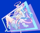 描写範囲オプションなし！自由な構図でお描きします 顔アップもバストアップも全身も自由自在！ イメージ5