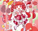 ポップで元気!!キャラクターイラストを描きます アイコンからキービジュアルまで対応できます イメージ10