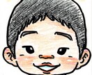 お1人1000円～！ハガキサイズ似顔絵描きます 温かみのある手描き！しっかり似せます！原画郵送もOK！ イメージ1