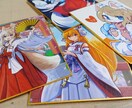 デジタルイラストから【複製ミニ色紙】を制作します 【複製ミニ色紙】を制作します！ イメージ2
