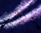 SNS用の女の子のイラスト、星空描きます 女の子のアイコンや星空のアイコンで個性出しませんか? イメージ2
