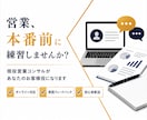 現役の営業責任者が商談ロープレします 100名育成の経験で、商材に合わせた売れる型をご提案 イメージ10