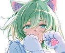 2名限定】ネコミミ少女のSNSアイコン描きます ネコミミ少女専門・萌え絵系アイコンを丁寧に イメージ2