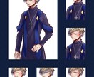 立ち絵等にお使いいただけるイラストお描きします キャラクターデザインからご一緒にさせていただきます！ イメージ4