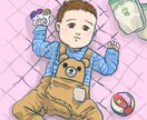 お子様のイラスト描きます お友達のプレゼントなどにいかがですか？ イメージ2