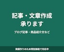 ブログ記事・商品紹介文を書きます 1記事2,000文字まで・読みやすく整えます イメージ1