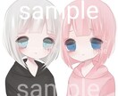 ふわふわした可愛らしいディフォルメを描きます 単体、カップル、夢絵、ご依頼を受け付けてしております！ イメージ4