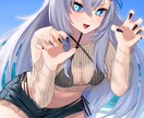 女性メインの腰〜膝上のキュートな絵を描きます ♡セクシーで可愛い雰囲気が好きな活動者様へ♡ イメージ3