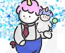 ゆるふわシンプルなデフォルメアイコンを描きます ゆるふわデフォルメしたシンプルなアイコン描かせてください イメージ1
