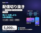 ゲーム実況・配信を切り抜き動画にします 見どころ探し込み｜YouTube・TikTok対応 イメージ1