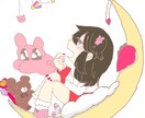 SNSで使うイラストなど描きます ジャンル[ゆめかわ、病みかわ、メルヘン、ロリータ] イメージ1