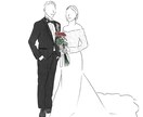 シンプルな線画イラスト描きます 再開しました！いろんなシーンでのイラストも◎ イメージ2