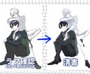人物イラスト制作します 配信活動等に使用できるかっこいいイラストお任せください！ イメージ2