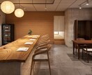 カフェ・店舗・オフィスのインテリアデザインをします カフェのような空間、緑のある空間、和モダンが得意。高品質CG イメージ10