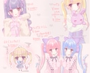 安くかわいいアイコンなどに使えるイラスト描きます 淡い可愛い雰囲気が得意です໒꒱実績欲しいので安価です イメージ4