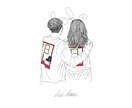 お写真を元にシンプルイラストを描きます 最短1日〜お写真のイラスト化です。商用利用無料！ イメージ2