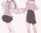 等身イラストをお描きします 4～7頭身くらいの女の子のイラストを描きます イメージ2