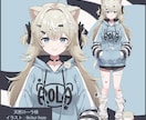 初めてでも安心！VTuber向けモデリング承ります キャラクターの魅力を引き出すモデリングをご提供します イメージ4