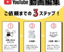 YouTube動画など、各種映像の編集を代行します お気に入り登録の方は1,000円割引！ イメージ2