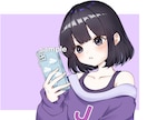 ゆるふわ×透明感！SNS用アニメ風アイコン描きます 商用利用OK！柔らかいタッチが魅力♪初めての方も安心サポート イメージ3