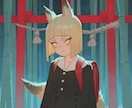 動画配信用サムネイル、立ち絵など制作いたします 細部まで修正対応　イメージ通りのイラストをお届けします イメージ3