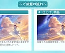 動画イラスト、グッズイラスト、表紙などお描きします 透明感のある幻想的なイラストや和風なイラストが得意です！ イメージ4