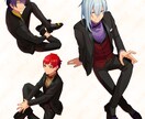 ゲームやグッズ、動画等で使用できるイラスト描きます 『カッコいい』『かわいい』をパキッとした見やすいイラストに！ イメージ4