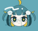 かわいいポップなアイコン描きます ちょこんとかわいい肩乗りマスコットも！ イメージ2