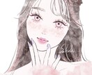 水彩タッチのおしゃれなアイコンを描きます 世界にひとつのイラストで覚えてもらえる！会話につながる！ イメージ2