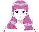 SNSで使える似顔絵アイコンイラスト描きます ゆるっとシンプルでお洒落♪男女問わず使っていただけます イメージ3