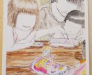 あの頃のあなたを水彩画にします 昔していた遊びや癖を描いて水彩画にします イメージ4