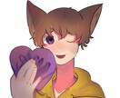 こだわりの色合いで描きます 暖色系のイラストとよく言われてます イメージ4