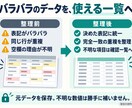 Excelの表記ゆれ・重複を整理し集計しますます 表記ゆれ・重複を整理し、確認しやすい一覧へ イメージ3