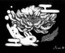 手書きでモノクロ・クールな一枚絵イラスト描きます CDやアイコンなどに使える一枚絵のイラストを描きます イメージ1
