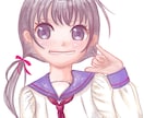 女の子イラストをお描きします 可愛く元気な女の子が得意です。 イメージ3