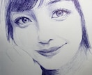 裁判所風も)ボールペンでリアルな似顔絵を描きます SNSアイコン、プレゼント、壁紙など、容疑を晴らしたい方へ イメージ3