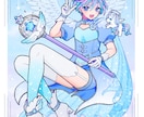商業漫画家がかわいい全身イラスト制作します DLsite売上1位実績、アイドル・VTuber・創作キャラ イメージ6