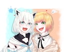 1枚絵、夢絵、キャラクターデザインなどを提供します かわいい女の子、綺麗な女の子、かっこいい男の子を描きます！ イメージ3