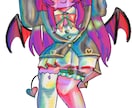 厚塗りIRIAM、TRPGの立ち絵描きます 独特でカラフルな立ち絵にしてみませんか？ イメージ2