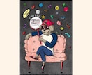 周年記念専用！お店の世界観が伝わるイラスト描きます 周年ポスター／店内掲示／SNSに対応 ／店舗向けオーダー制作 イメージ3