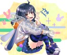 オリジナルキャラクター制作します 動画の挿絵、サムネ、IRIAMなどの配信用立ち絵などに！ イメージ7