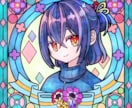 ステンドグラス風アイコン、ヘッダー描きます 綺麗で印象的なイラストに仕上げます！ イメージ2