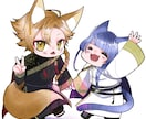 スピード納品！可愛いSDキャラアイコンお描きします 商用利用可。可愛いミニキャラでSNSを彩ります！ イメージ3