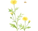 水彩画で植物イラストを描きます ボタニカルアートのようなイラストならおまかせください イメージ2