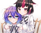 アイコンor1枚絵イラスト描きます 可愛い系の絵柄でSNSアイコン、1枚絵など イメージ3